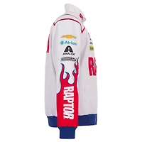 Men's JH Design White William Byron 2026 Raptor Full-Snap Twill Racing Jacket