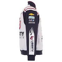 Veste d'uniforme en sergé blanc à boutons-pression pour homme de l'université William Byron Liberty JH Design