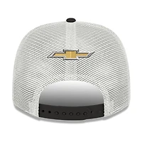 Casquette trucker ajustable New Era William Byron 2026 All-Pro 9SEVENTY noire et blanche pour homme