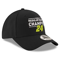 Men's New Era  Black William Byron 2025 NASCAR Cup Series Regular Season Champion 9FORTY Adjustable Hat