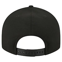 Men's New Era Black William Byron Patriotic Eagle & Flag A-Frame 9FIFTY Snapback Hat