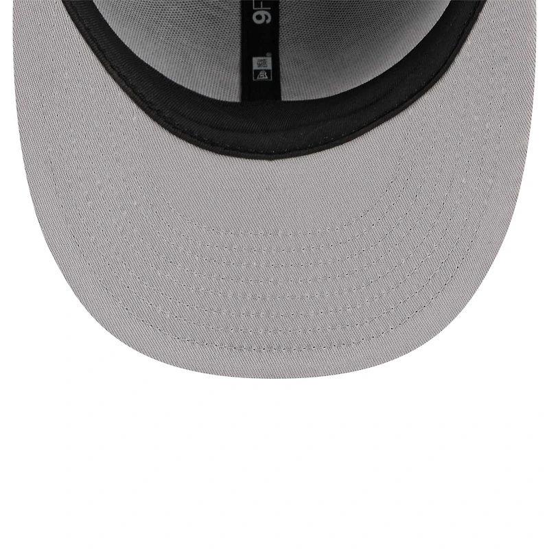 Men's New Era Black William Byron Patriotic Eagle & Flag A-Frame 9FIFTY Snapback Hat