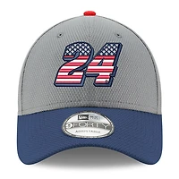 Men's New Era  Gray/Navy William Byron Salute 9FORTY Adjustable Hat