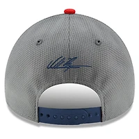 Men's New Era  Gray/Navy William Byron Salute 9FORTY Adjustable Hat