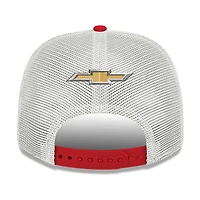 Casquette trucker ajustable New Era rouge et blanche William Byron 2026 Raptor Detailing 9SEVENTY pour homme
