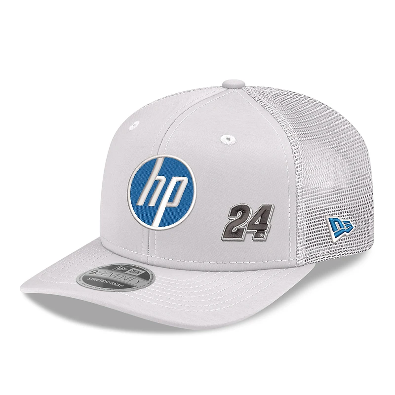 Men's New Era  White William Byron 2026 HP 9SEVENTY Adjustable Trucker Hat