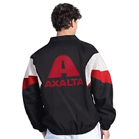 Men's Starter Black/Red William Byron Axalta Yard Line Full-Zip Jacket