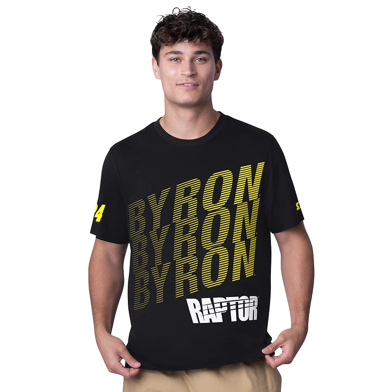 Men's Starter  Black William Byron Raptor All Star Extreme T-Shirt