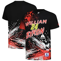 Men's Starter Black William Byron Touchdown Extreme T-Shirt
