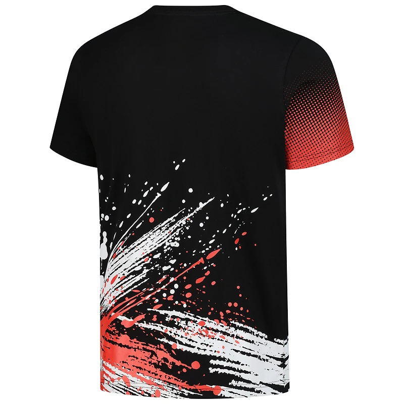 T-shirt noir Touchdown Extreme pour homme, modèle Starter, William Byron