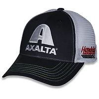 Unisex Checkered Flag Sports Black William Byron Axalta Sponsor Trucker Adjustable Hat
