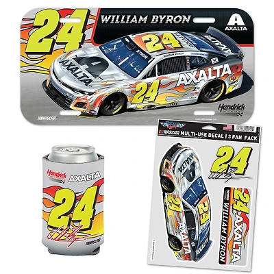 WinCraft William Byron Darlington Throwback Three-Piece Fan Pack