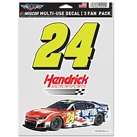 WinCraft William Byron Three-Piece Fan Decal Set