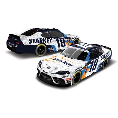 Action Racing William Sawalich 2025 #18 Starkey NASCAR Xfinity Series Toyota Camry miniature moulée sous pression, échelle 1:24, peinture standard