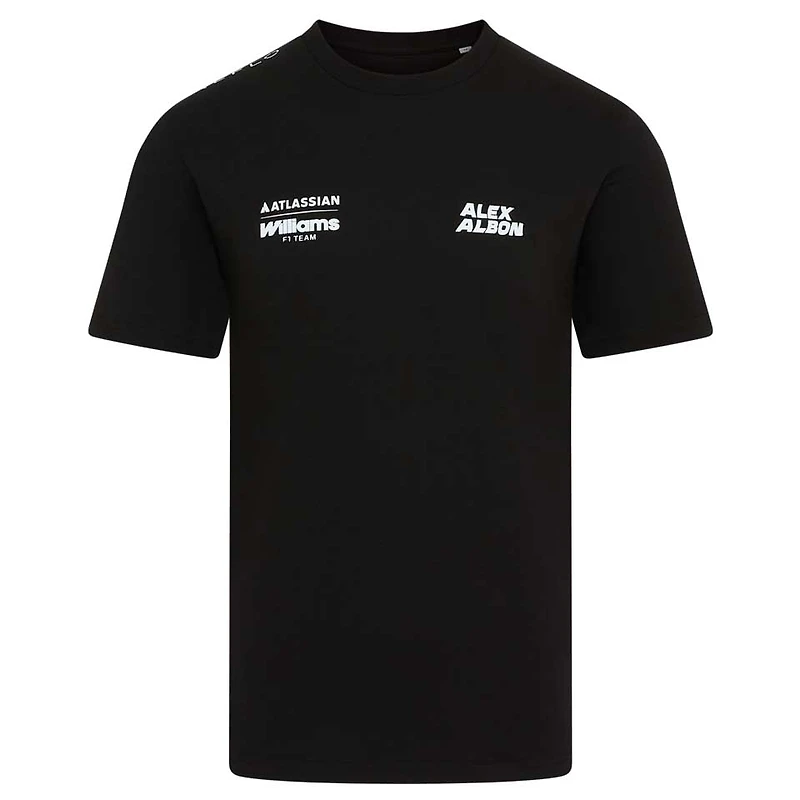 Men's Alex Albon Black Williams Racing Driver T-Shirt