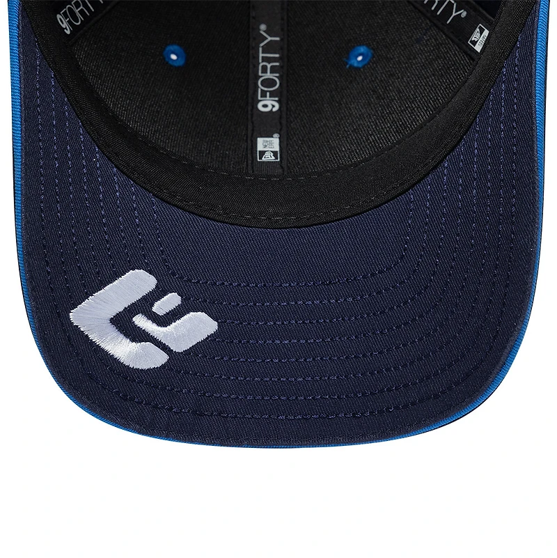 Men's New Era Alex Albon Navy Williams Racing 9FORTY M-Crown Adjustable Hat
