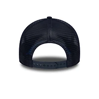 Casquette trucker ajustable New Era Williams Racing 9FORTY bleu marine pour homme