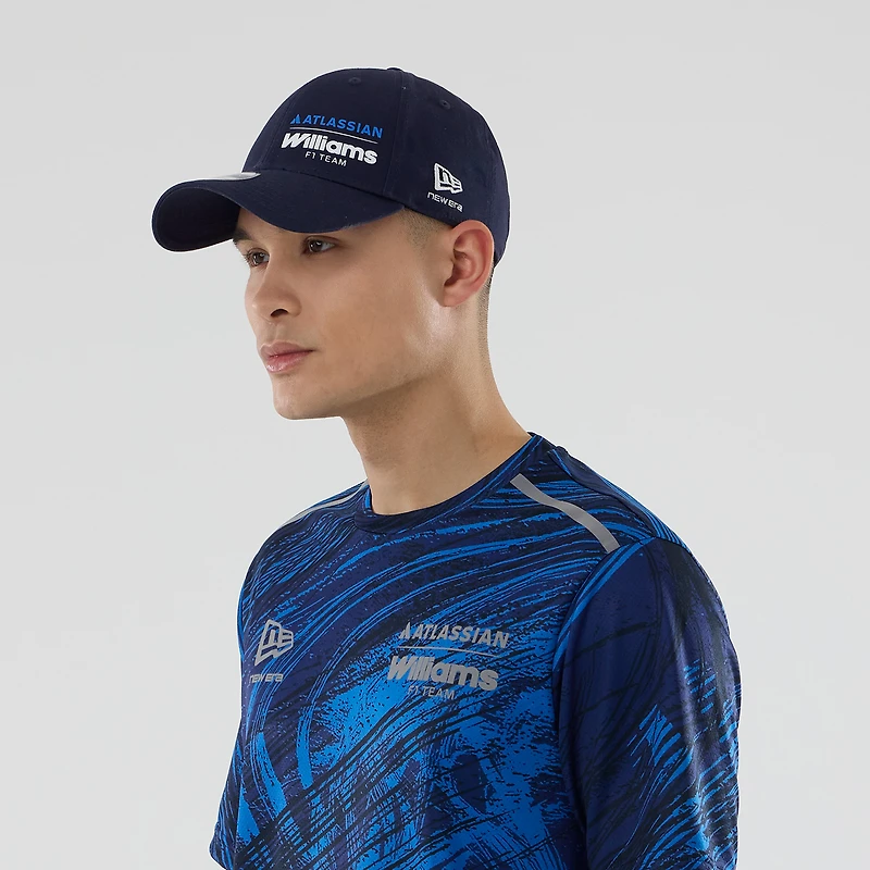 Men's New Era Navy Williams Racing Active T-Shirt