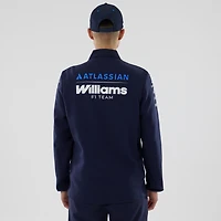 Veste zippée intégrale New Era bleu marine Williams Racing Hybrid pour homme