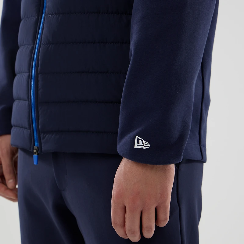 Veste zippée intégrale New Era bleu marine Williams Racing Hybrid pour homme