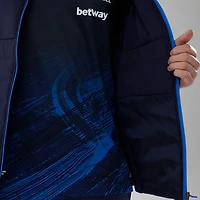 Men's New Era Navy Williams Racing Hybrid Full-Zip Jacket