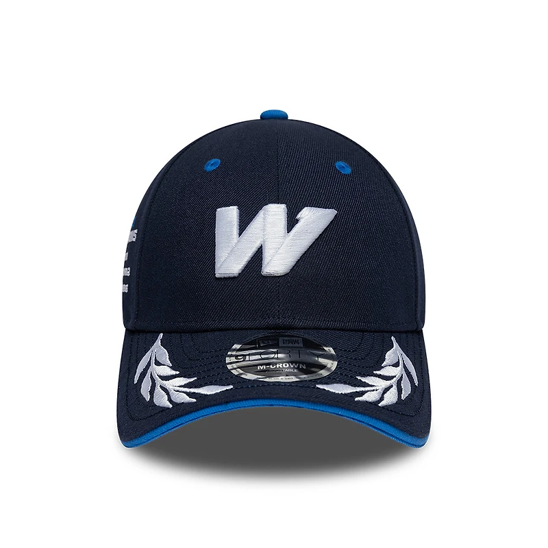 Men's New Era Navy Williams Racing Launch 9FORTY M-Crown Adjustable Hat