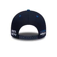 Men's New Era Navy Williams Racing Launch 9FORTY M-Crown Adjustable Hat