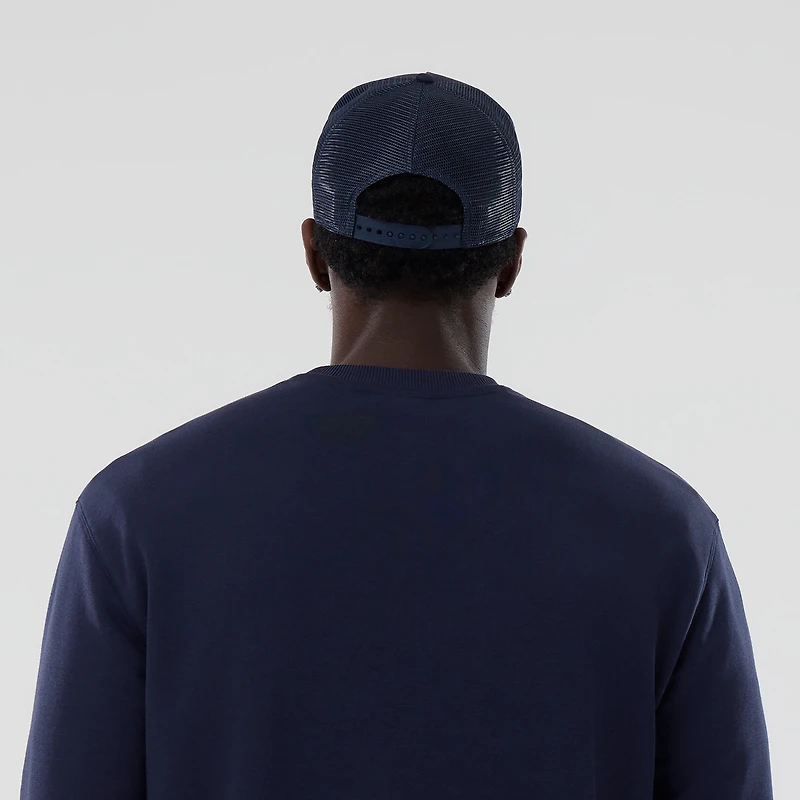 Sweat-shirt polaire oversize Williams Racing bleu marine New Era pour homme