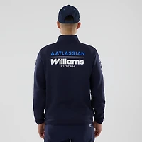 Men's New Era  Navy Williams Racing Quarter-Zip Sweatshirt