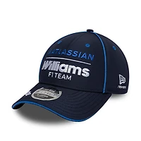 Casquette ajustable New Era bleu marine Williams Racing Team 9FORTY M-Crown pour homme