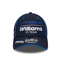 Casquette ajustable New Era bleu marine Williams Racing Team 9FORTY M-Crown pour homme
