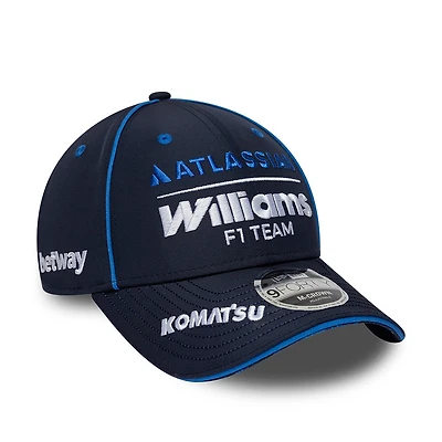 Casquette ajustable New Era bleu marine Williams Racing Team 9FORTY M-Crown pour homme