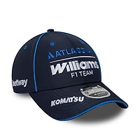 Casquette ajustable New Era bleu marine Williams Racing Team 9FORTY M-Crown pour homme