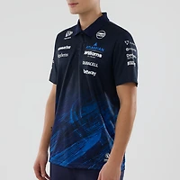 Men's New Era Navy Williams Racing Tech Polo