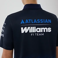 Men's New Era Navy Williams Racing Tech Polo