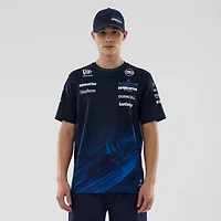 T-shirt technique Williams Racing bleu marine New Era pour homme