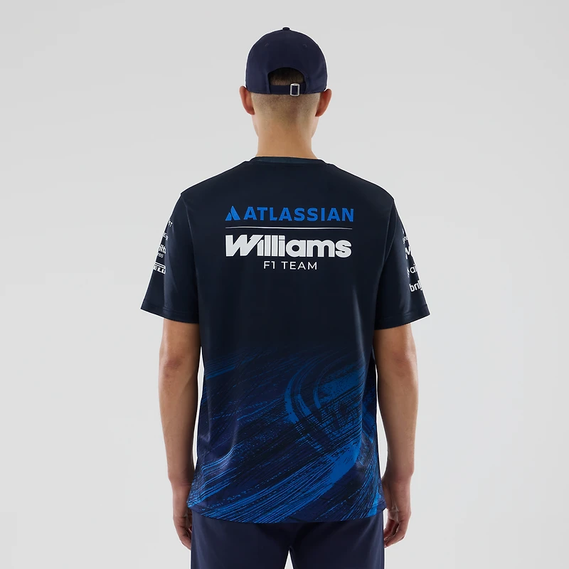 Men's New Era Navy Williams Racing Tech T-Shirt