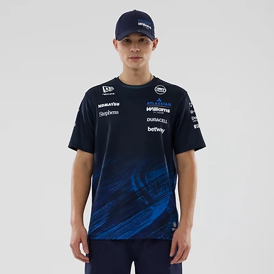 Men's New Era Navy Williams Racing Tech T-Shirt