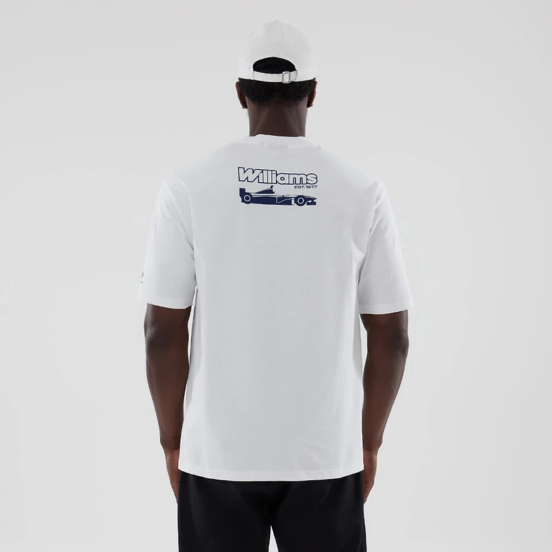 Men's New Era  White Williams Racing 1996 World Champions T-Shirt