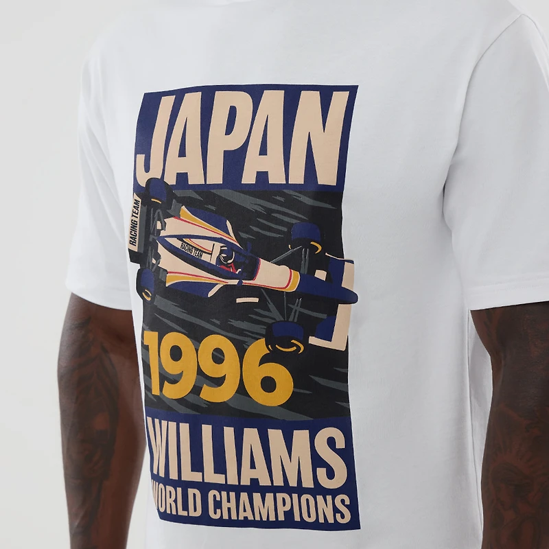 Men's New Era  White Williams Racing 1996 World Champions T-Shirt