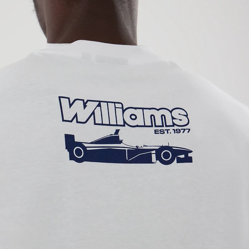 Men's New Era  White Williams Racing 1996 World Champions T-Shirt