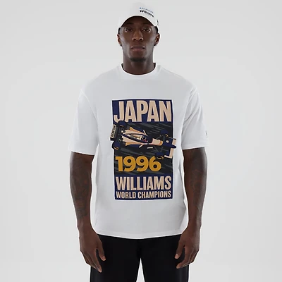 Men's New Era White Williams Racing 1996 World Champions T-Shirt