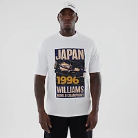 Men's New Era  White Williams Racing 1996 World Champions T-Shirt