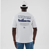 Men's New Era  White Williams Racing Japan T-Shirt