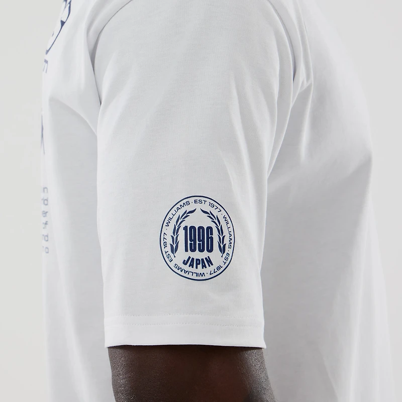 Men's New Era  White Williams Racing Japan T-Shirt