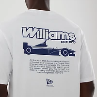 Men's New Era  White Williams Racing Japan T-Shirt