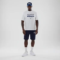 Men's New Era  White Williams Racing Oversized T-Shirt