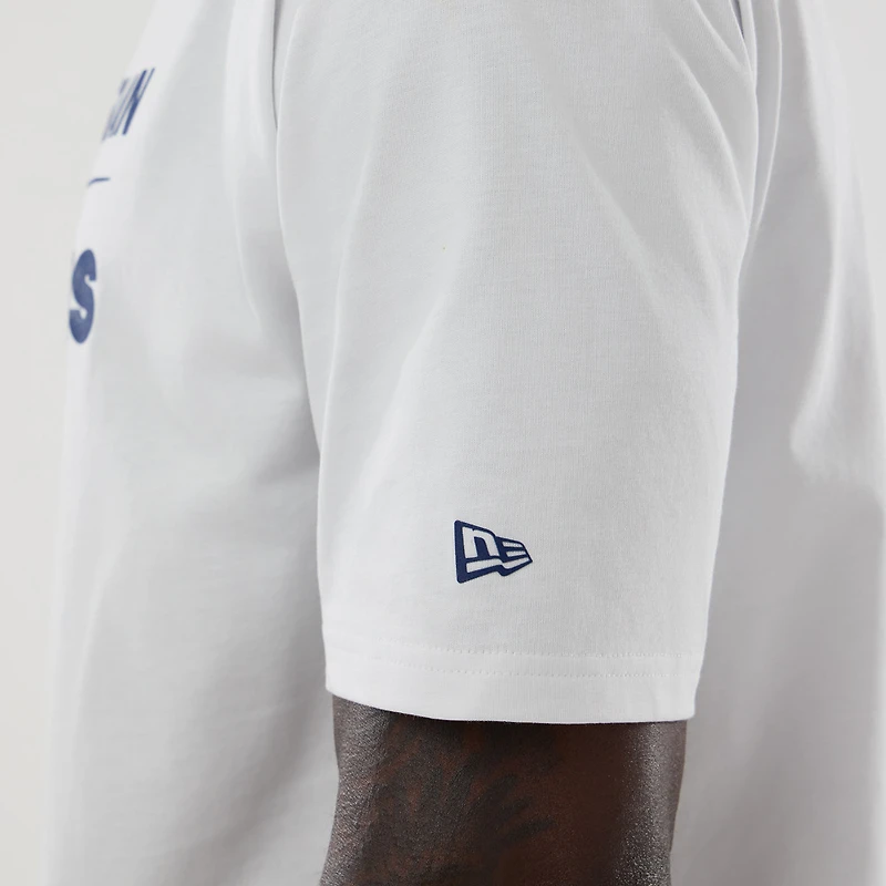 Men's New Era  White Williams Racing Oversized T-Shirt