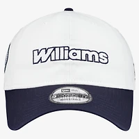 Casquette ajustable New Era White Williams Racing Suzuka 9TWENTY pour homme
