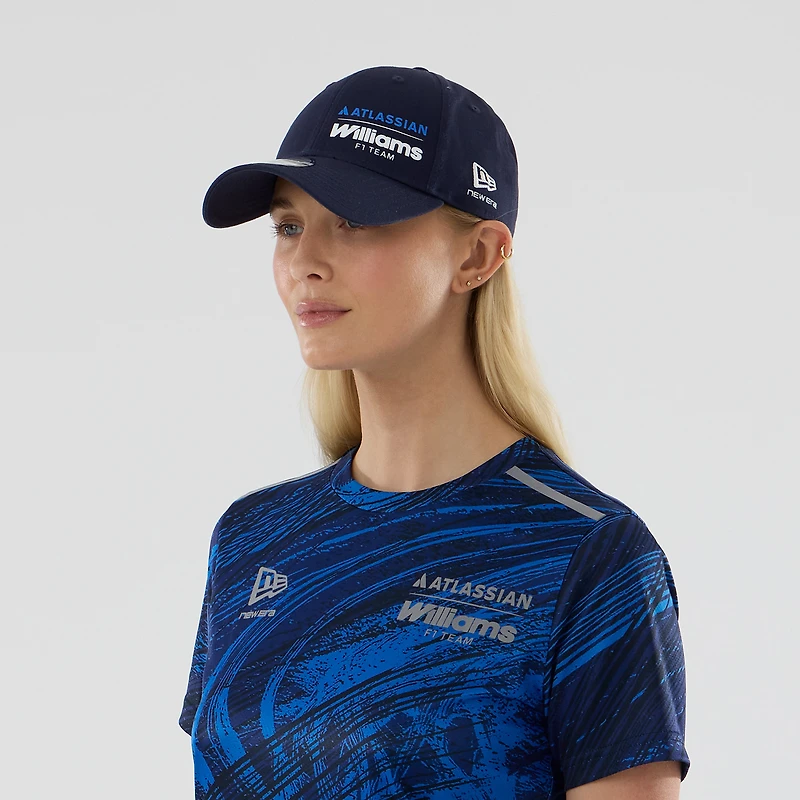 Women's New Era  Navy Williams Racing Active T-Shirt